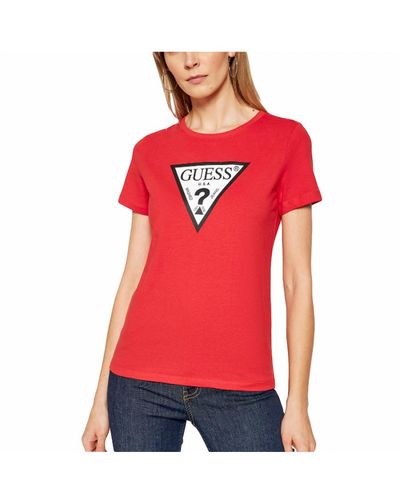 Guess Classic Logo Triangle - Rood