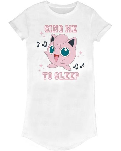 Pokemon Sing Me To Sleep T-shirtjurk (wit)