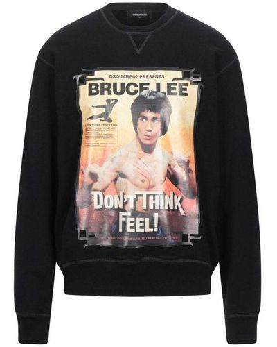 DSquared² Bruce Lee Don't Think Feel Zwarte Trui