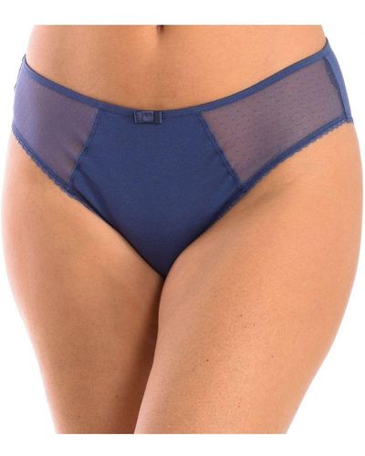 DIM S 00asg Micro Tulle Knickers - Blue