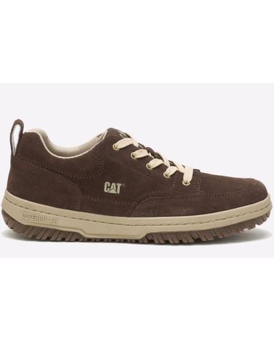Caterpillar Decade Leather Trainers - Brown
