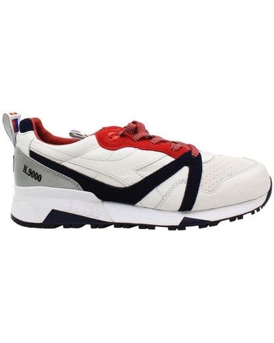 Diadora N9000 Sailing Off Trainers - Red