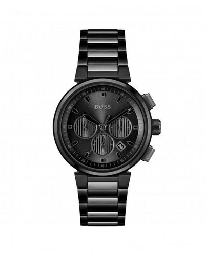 BOSS One Ip Bracelet Watch - Black
