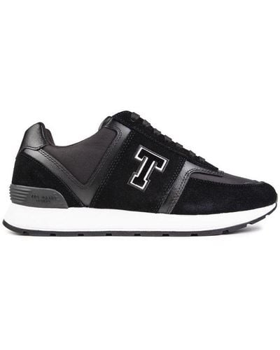 Ted Baker Gregory Trainers Suede - Black