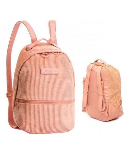 PUMA Prime Time Archive Backpack Rucksack Bag Dusty Coral 075588 01 A3a Textile - Pink