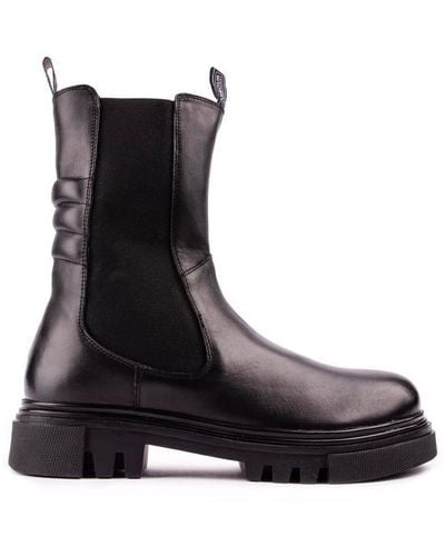 Barbour International Trinity Boots Leather - Black