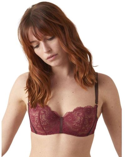 Maison Lejaby 211132 La Manufacture Demi Cup Bra - Purple