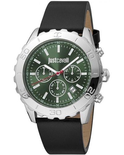 Just Cavalli Multicolour Watches For Man Stainless Steel - Green