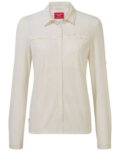 Craghoppers Pro Iv Long-sleeved Shirt - White