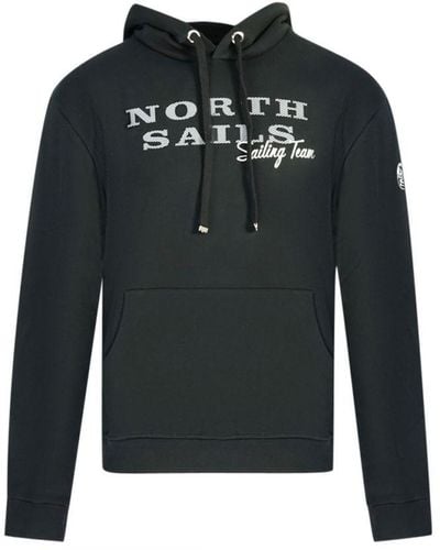 North Sails Sailing Team Hoodie Cotton - Black