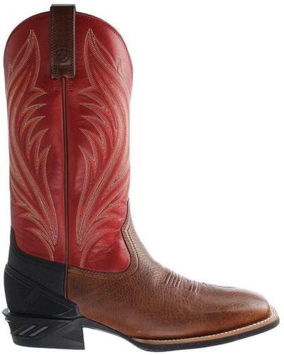 Ariat Catalyst Prime Western Brown/red Boots Leather