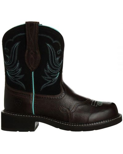 Ariat Fatbaby Heritage Dapper Brown Boots Leather - Black