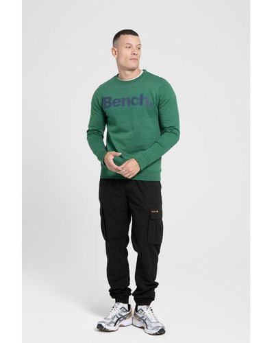 Bench Tipster 'Spots' Logo Print Sweatshirt - Green