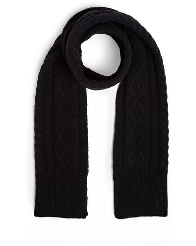 Guess Textured Finish Scarf - Black