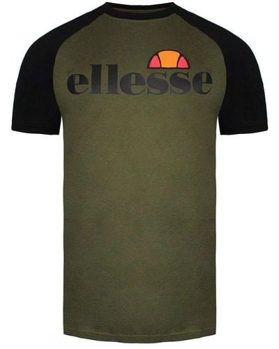 Ellesse Corp Black/khaki T-shirt - Green