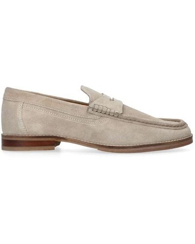 KG by Kurt Geiger Suede Francis Loafers - White