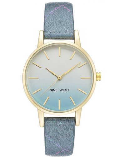 Nine West Watch Nw/2512gpbl - Blauw