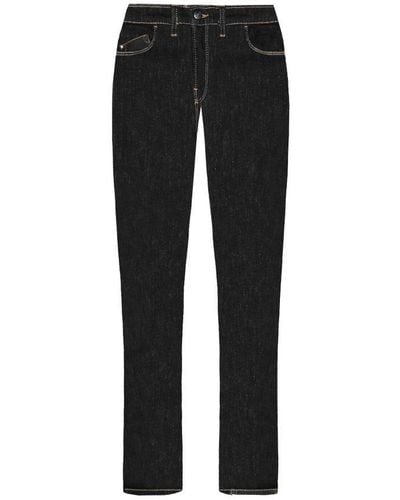 Armani Emporio J85 Regular Fit Tight Leg Jeans - Black