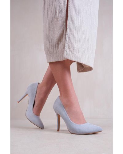 Where's That From 'Leah' Toe Pump High Heel - White