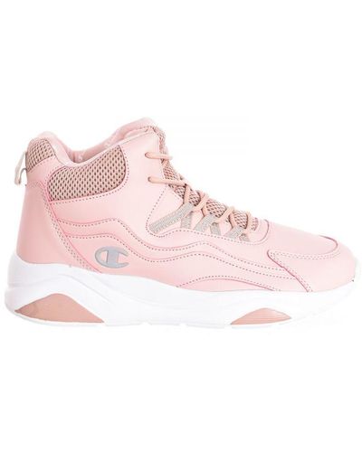 Champion Casual Trainer Niner Mid Gs S32177 Woman - Pink