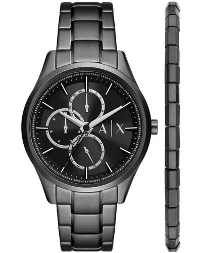 Armani Exchange Dante Watch Ax7154Set Stainless Steel (Archived) - Black