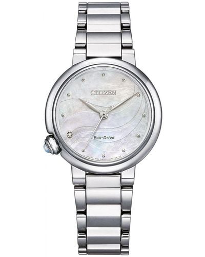 Citizen Horloge Zilverkleurig Em0910-80d - Grijs