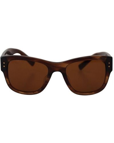 Dolce & Gabbana Gorgeous Square Frame Uv Sunglasses - Brown