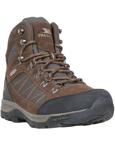 Trespass Chavez Mid Cut Hiking Boots - Brown