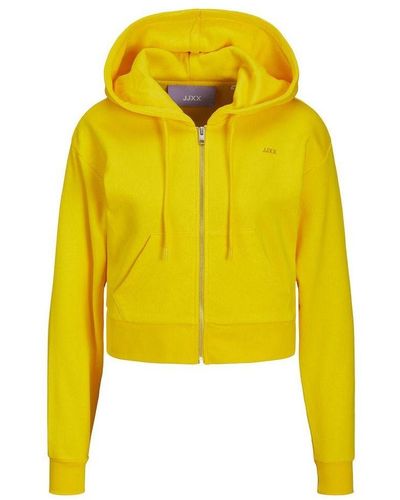 JJXX Zip Hood Noos Sweat Jacket - Yellow