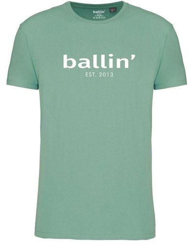 Ballin Amsterdam Est. 2013 Tee Ss Regular Fit Shirt Groen