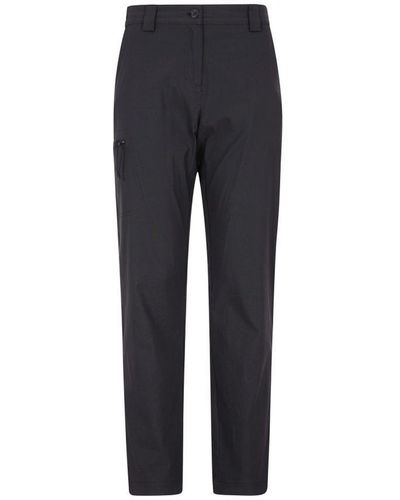 Mountain Warehouse Ladies Stretch Hiking Trousers () - Blue