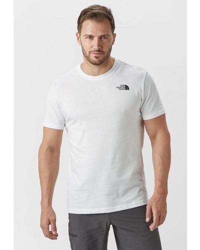 The North Face Ss Simple Dome T-shirt Wit