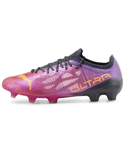 PUMA Ultra 1.4 Fg/Ag Football Boots Soccer Shoes - Purple
