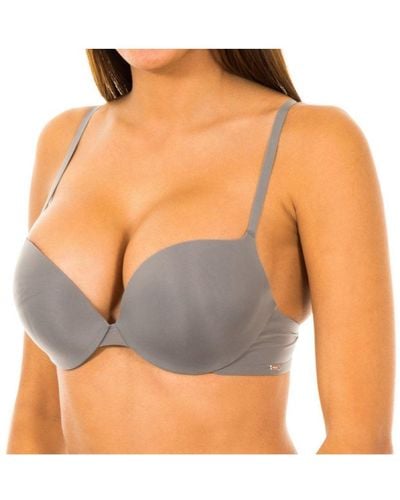 Tommy Hilfiger Push-Up Bra With Padded Cups And Underwire 1387903603 - Grey