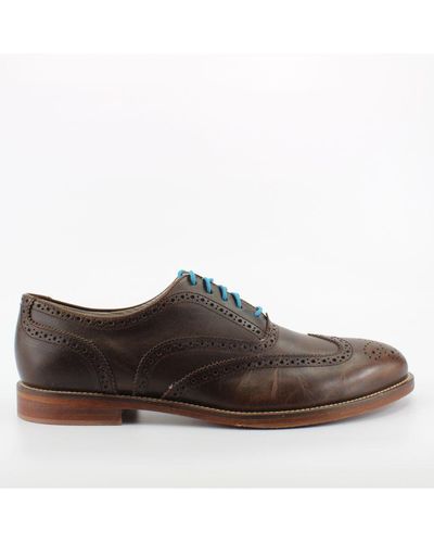 J SHOES Charlie Plus Brogue Leather - Brown