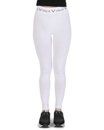 Versace 1969 Abbigliamento Sportivo Srl Milano Italia 19V69 Leggings Mia Cotton - White