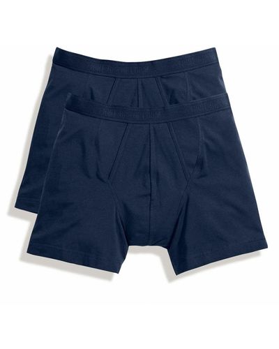 Fruit Of The Loom Classic Boxer Shorts - Blue