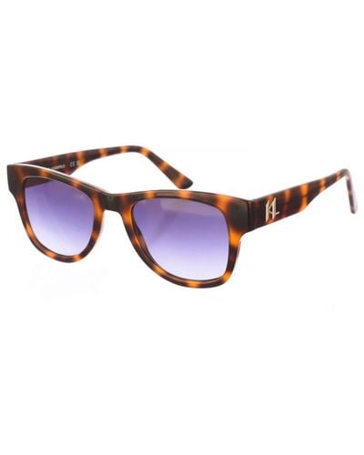 Karl Lagerfeld Kl6088S Oval-Shaped Acetate Sunglasses - Brown