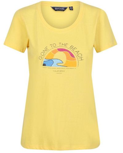 Regatta Filandra Vi Zonsondergang T-shirt (maïs Geel)