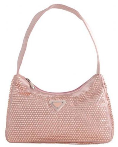 Where's That From 'Avery' Sparkly Bag With Top Handle - Pink