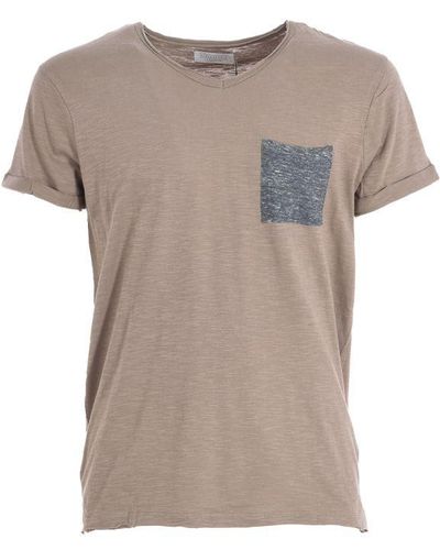 ELEVEN PARIS Abico Short Sleeve Round Neck T-Shirt 17S1Ts295 - Grey