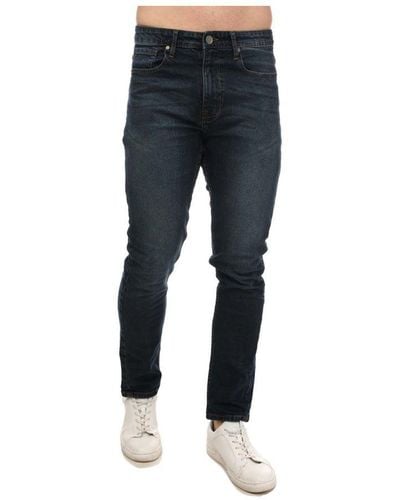 Ben Sherman Mid Wash Denim Jeans In Donkerblauw