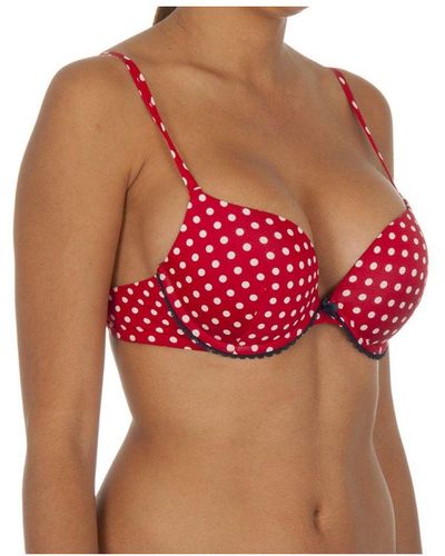 Tommy Hilfiger Push-Up Bra With Padded Cups And Underwire 1387902522 - Red