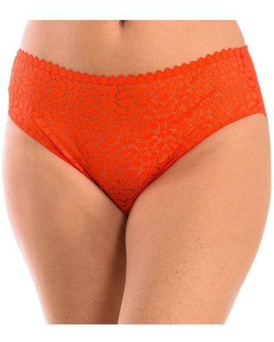 DIM Lace Knickers With Inner Lining 00dfw Women - Orange