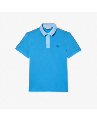 Lacoste Petit Pique Smart Paris Polo Shirt - Blue