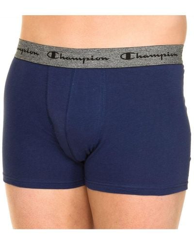 Champion Pack-2 Boxer With Elastic Waist And Anatomical Front Y0bg5 Man - Blue