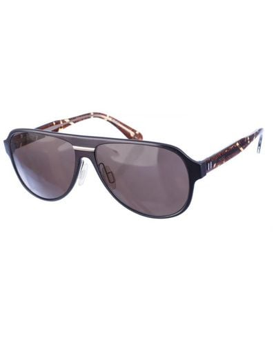BOSS 0121S Aviator Style Acetate Sunglasses - Purple