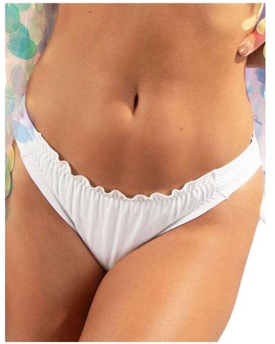 Pour Moi 15204 Santa Monica Frill Bikini Brief - White