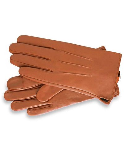 Barneys Originals Classic Leather Glove - Brown