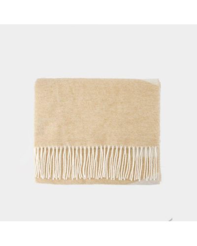 A.P.C. Malo Scarf - - Wool - Camel - Natural